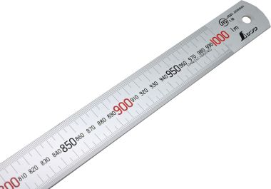 Shinwa 13048 Stainless steel ruler 100cm - 0,5mm scale- by Famex 12519